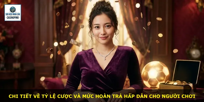 Chi tiết về tỷ lệ cược và mức hoàn trả hấp dẫn cho người chơi