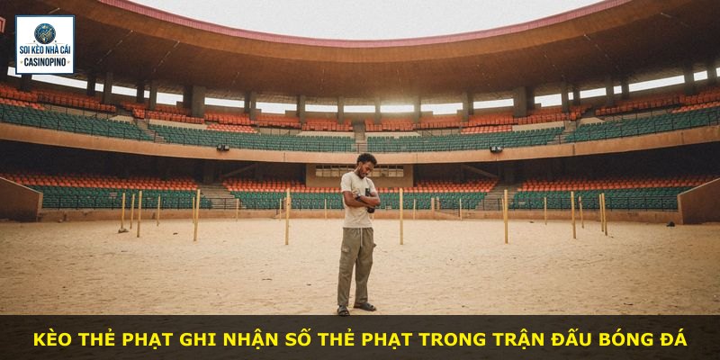 Kèo Thẻ Phạt ghi nhận số thẻ phạt trong trận đấu bóng đá