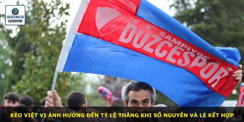Kèo Việt Vị ảnh hưởng đến tỷ lệ thắng khi số nguyên và lẻ kết hợp