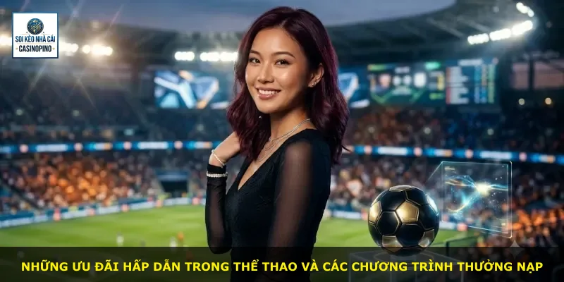 Những ưu đãi hấp dẫn trong thể thao và các chương trình thưởng nạp