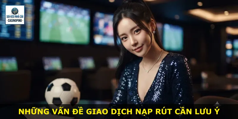 Những vấn đề giao dịch nạp rút cần lưu ý