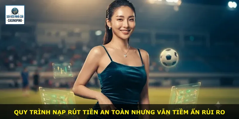 Quy trình nạp rút tiền an toàn nhưng vẫn tiềm ẩn rủi ro