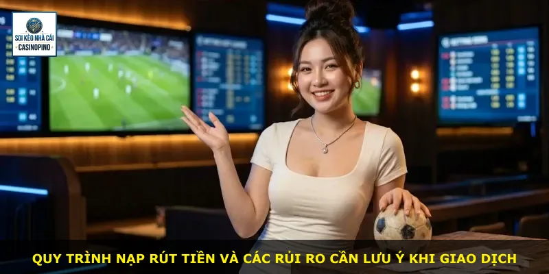 Quy trình nạp rút tiền và các rủi ro cần lưu ý khi giao dịch