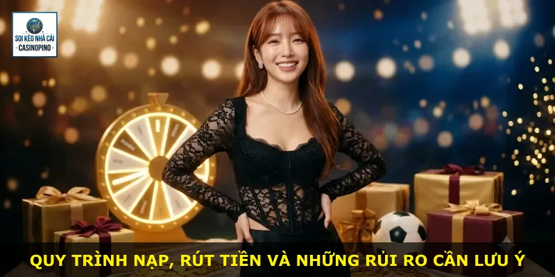 Quy trình nạp, rút tiền và những rủi ro cần lưu ý