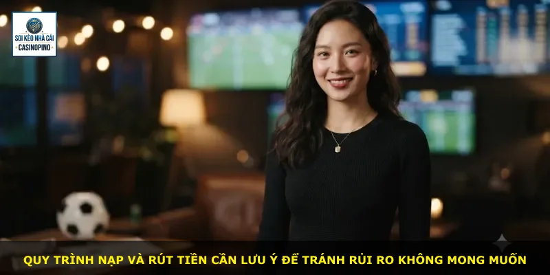 Quy trình nạp và rút tiền cần lưu ý để tránh rủi ro không mong muốn