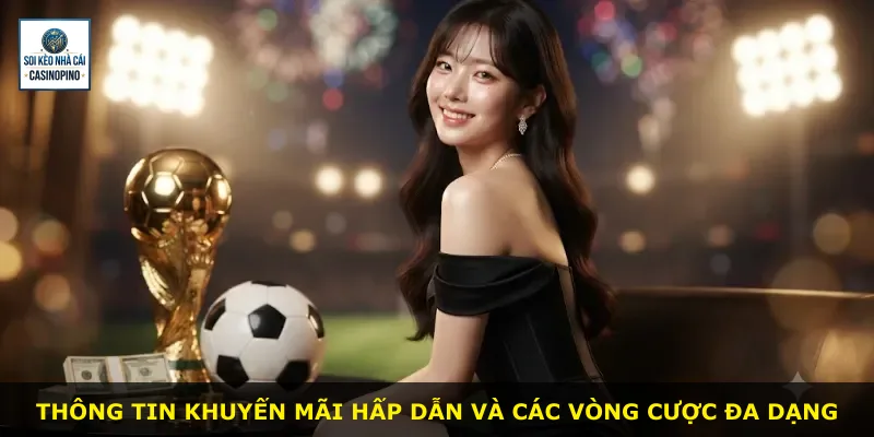 Thông tin khuyến mãi hấp dẫn và các vòng cược đa dạng